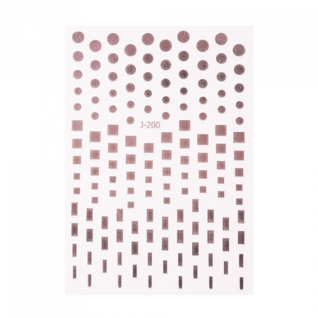 Nail sticker 56-03 - Silver ()