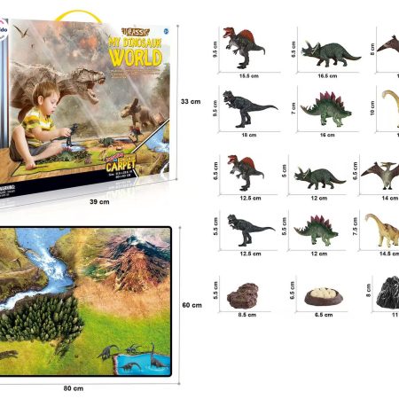 Nagy dinoszaurusz készlet My Dinosaur World szőnyeggel MT1153