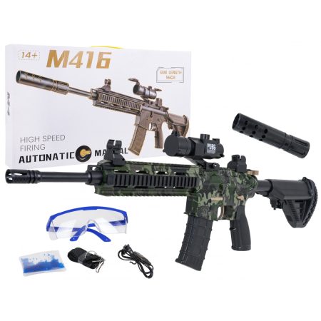 Gyermek M416 vízi golyós pisztoly tartozékokkal
