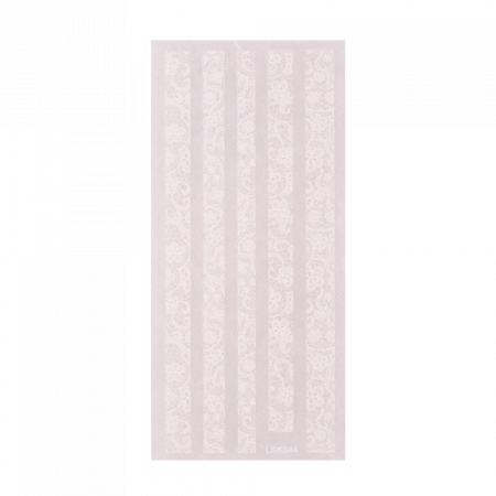 Nail sticker 54-02 - white ()