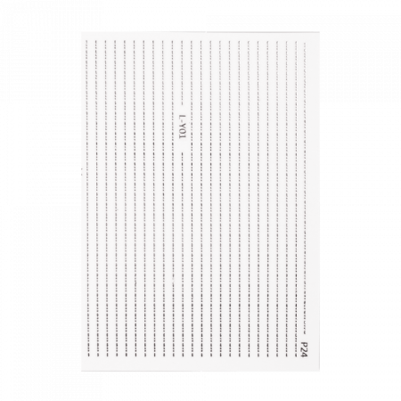 Nail sticker 54-04 - silver ()