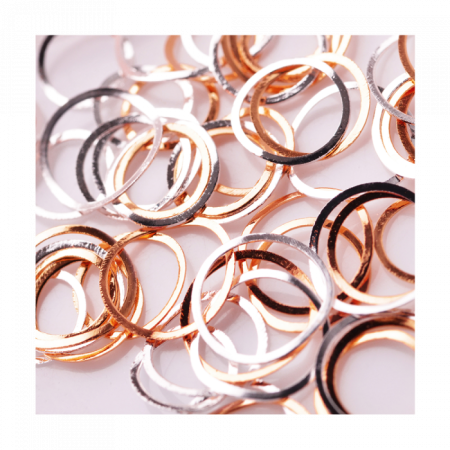 Fém Díszítő 33 Circle Gold&Silver ()