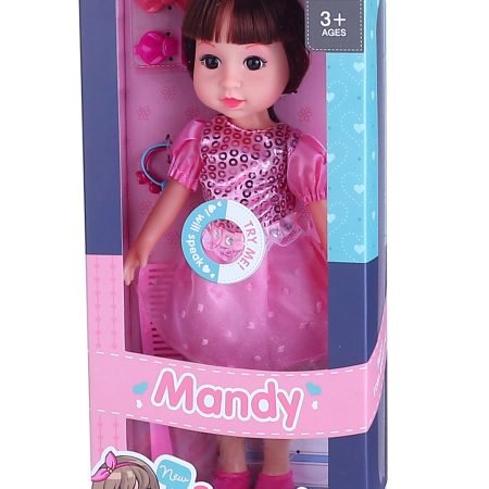Beszélő baba Mandy 32 cm kiegészítőkkel
