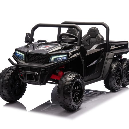 Elektromos kisautó Farmer Truck Ultra 24V14Ah 6x200W fekete