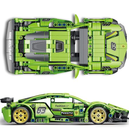Építőkészlet sportautó Super Speed 385 darabos MT1133