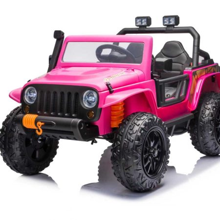 Elektromos kisautó Jeep 4Speed 24V | 4x200W rózsaszín