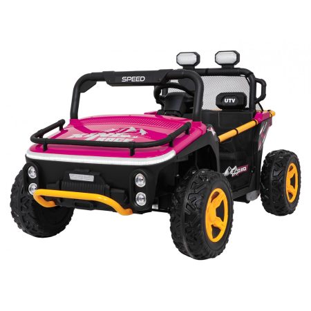 Gyerek elektromos kisautó Buggy UTV Speed 24V rózsaszín