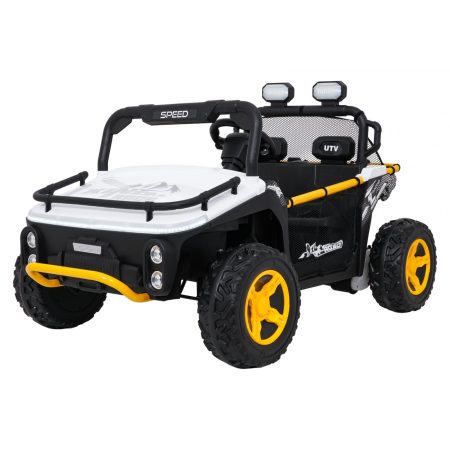 Gyerek elektromos kisautó Buggy UTV Speed 24V fehér