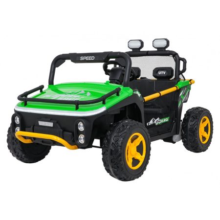 Gyermek elektromos kisautó Buggy UTV Speed 24V zöld