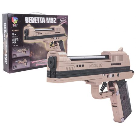 Beretta M92 pisztoly építőkészlet 237 darabos 3 az 1-ben