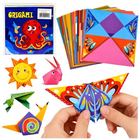 Kreatív origami készlet 100 színes lap
