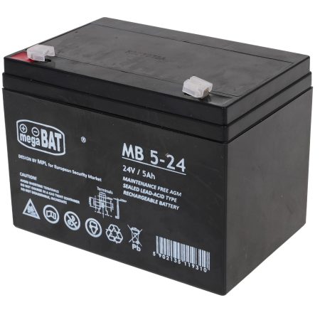 Zselés akkumulátor elektromos kisautókhoz 24V 5Ah
