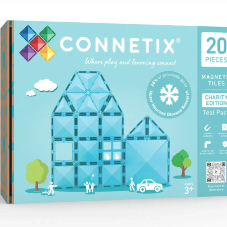 Connetix Tiles - Mágneses építőjáték Limitált türkiz kiadás 20 db