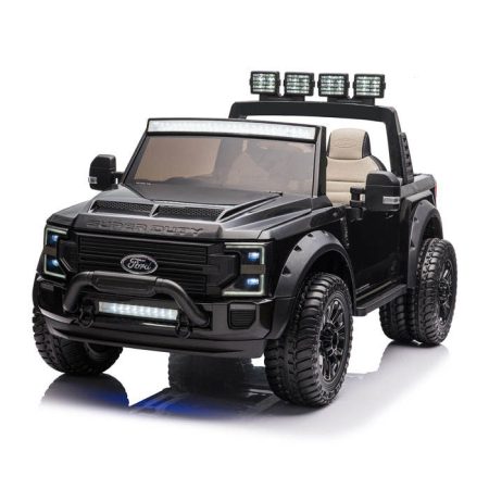 Elektromos kisautó Ford Super Duty 4x4 24V 14Ah fekete
