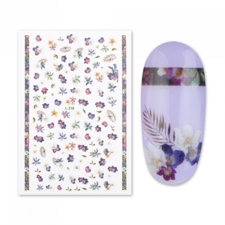 Matrica Flower 85-1_L-318 ()