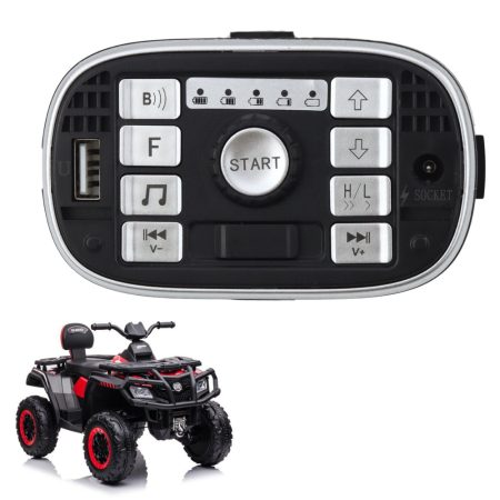 Zenei panel S615 24 V elektromos járműhöz USB porttal