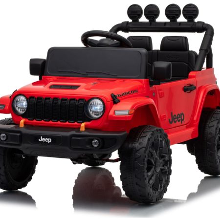Elektromos kisautó Jeep Rubicon 24 V 2x200 W piros