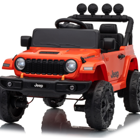 Elektromos kisautó Jeep Rubicon 24 V 2x200 W narancssárga