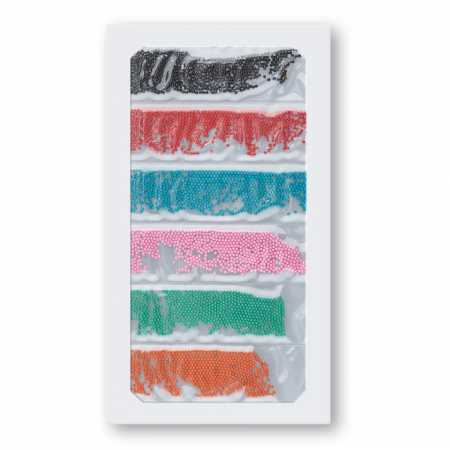 Szórógyöngy color mix matt color 01 (szett)