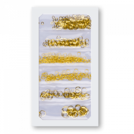 Fém díszítő keret mix - Gold (szett)