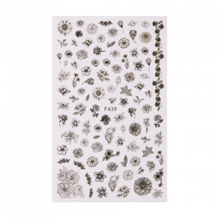 Matrica Flower 83-4 F439 ()