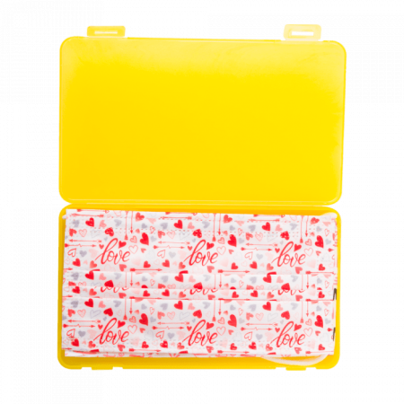 Maszk tároló - yellow ()