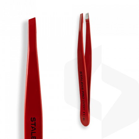 Staleks - Szemöldökcsipesz Expert - Red TE-11-4 ()