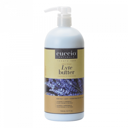 Cuccio Ultrakönnyű Testvaj Levendulával és Kamillával - Lyte Butter Ultra Sheer Lavender & Chamomile (946ml)