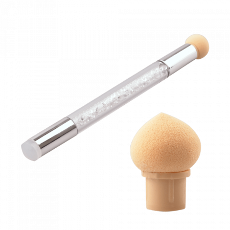 2in1 ombre szivacsecset és nyomdafej (kúpos véggel)