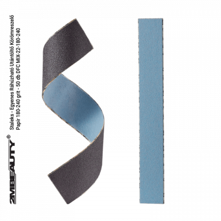 Staleks - Egyenes Ráhúzható Utántöltő Körömreszelő Papír 180-240 grit - 50 db DFC MIX-22-180-240 (50db)