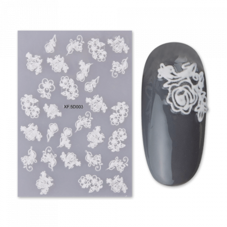 Matrica White Flower 89-3_XF5D003 ()