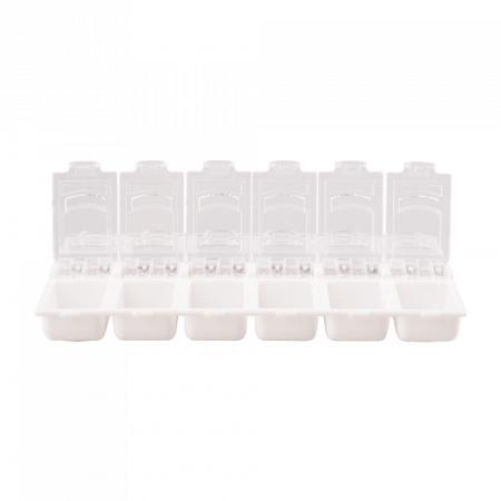 Díszítőtartó 12 részes (White)
