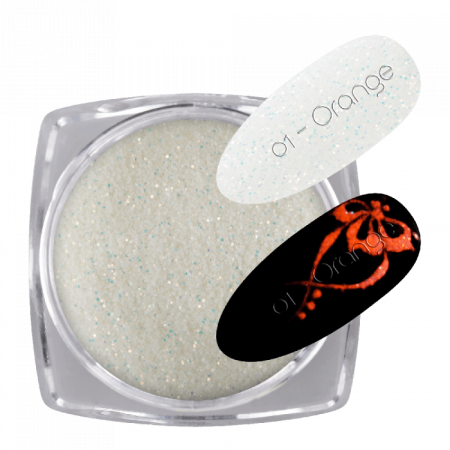 Glow Glitter White 01 - Orange ()