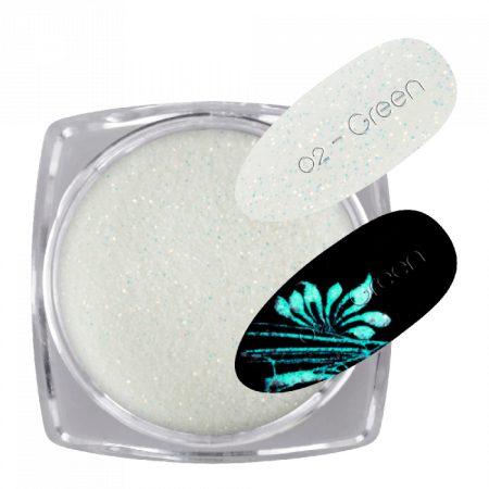 Glow Glitter White 02 - Green ()