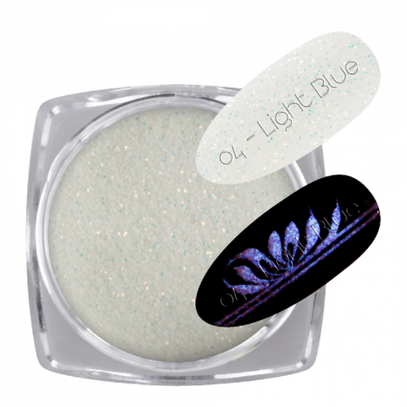 Glow Glitter White 04 - Light Blue ()