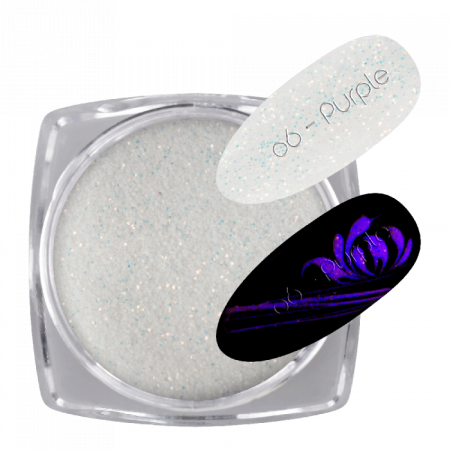 Glow Glitter White 06 - Purple ()