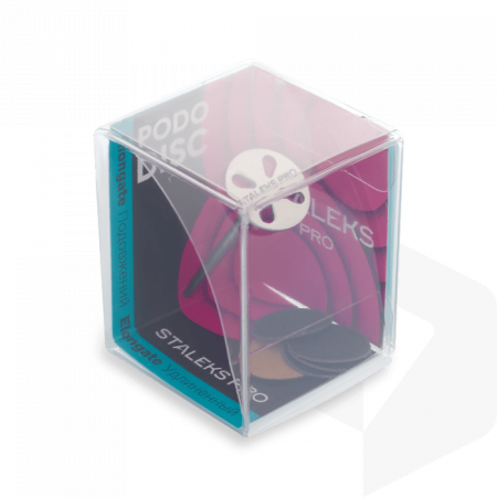 Staleks - Pedikűr Tartófej 37 mm-es Hosszított Befogószárral + 5 db #180-as Durvaságú Eldobható Csiszolókorong 15 mm PDLSET-15 (szett)