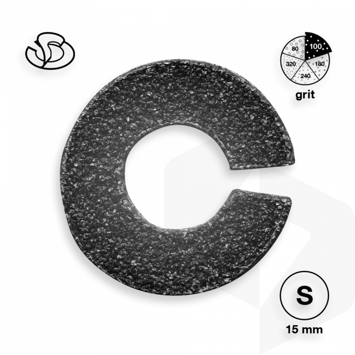 Staleks - Pododisc Íves Csiszolópapír Pro S 100 grit - 50 db PDFR-15-100 ()