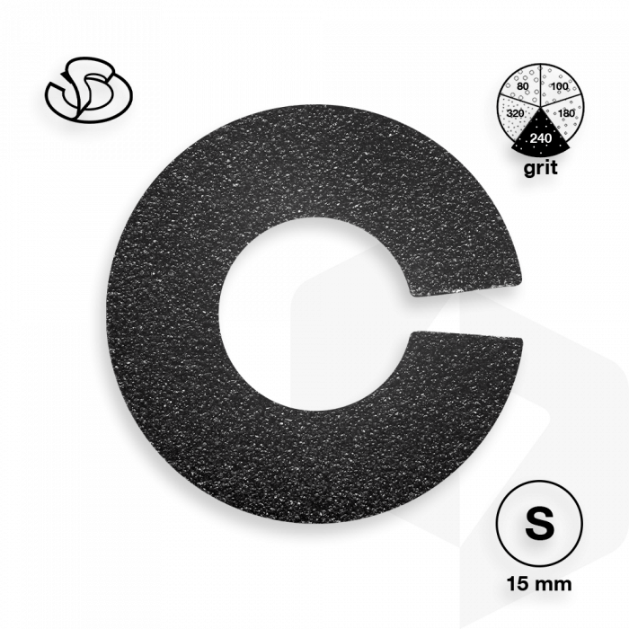 Staleks - Pododisc Íves Csiszolópapír Pro S 240 grit - 50 db PDFR-15-240 ()