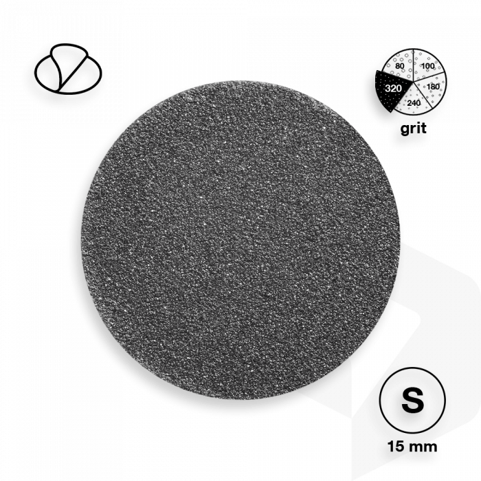 Staleks - Pododisc Csiszolópapír Pro S - 320 grit - 50db - PDF-15-320 ()
