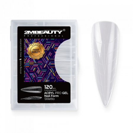 Acryl Pro Gel Nail Form Stiletto - 120 darabos (120db - dobozzal)