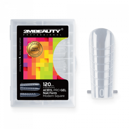 Acryl Pro Gel Nail Form Modern Square - 120 darabos (120db - dobozzal)