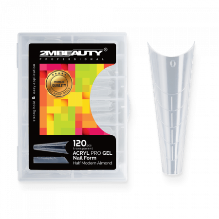 Acryl Pro Gel Nail Form Half Modern Almond - 120 darabos (120db - dobozzal)