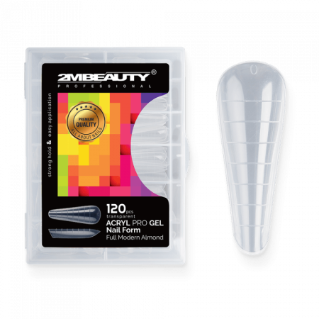 Acryl Pro Gel Nail Form Full Modern Almond - 120 darabos (120db - dobozzal)