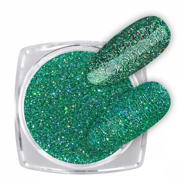 Glitter Laser Mix Green 02 ()