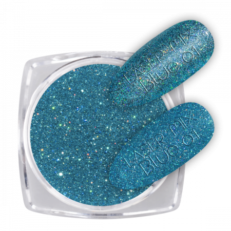 Glitter Laser Mix Blue 01 ()