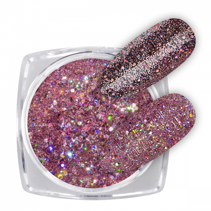 Glitter Laser Mix Mauve 01 ()