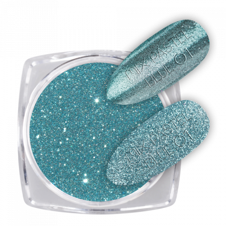 Glitter Mix Pastel Blue 01 ()