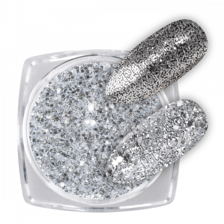 Glitter Pure Silver Mix 02 ()