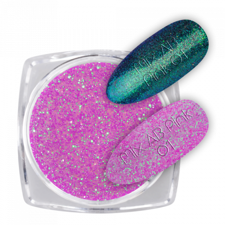 Glitter Mix AB Pink 01 ()